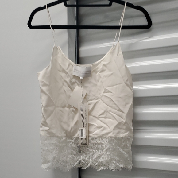 Marie France Van Damme White Cami Top